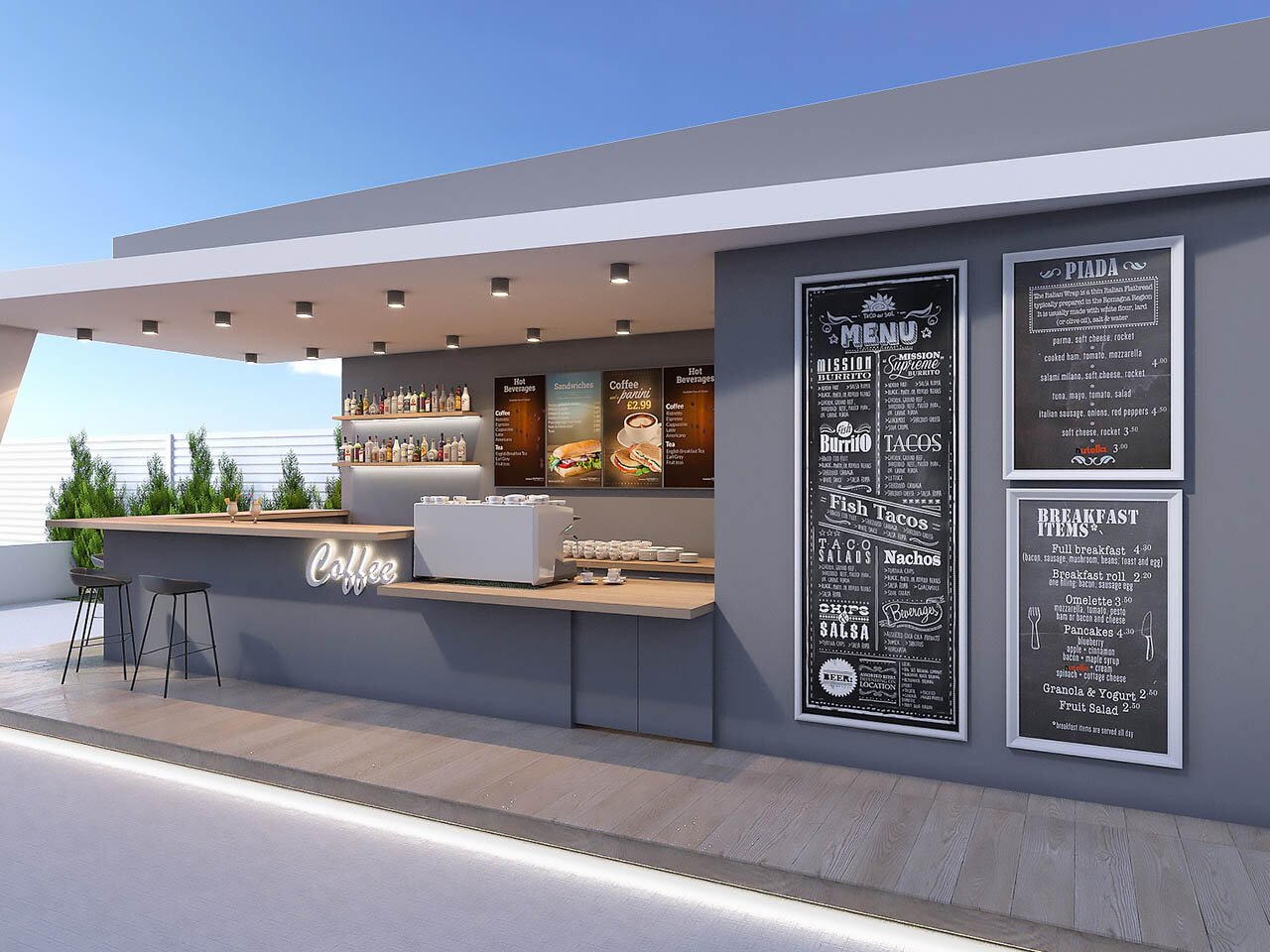 Пул бар + сцена