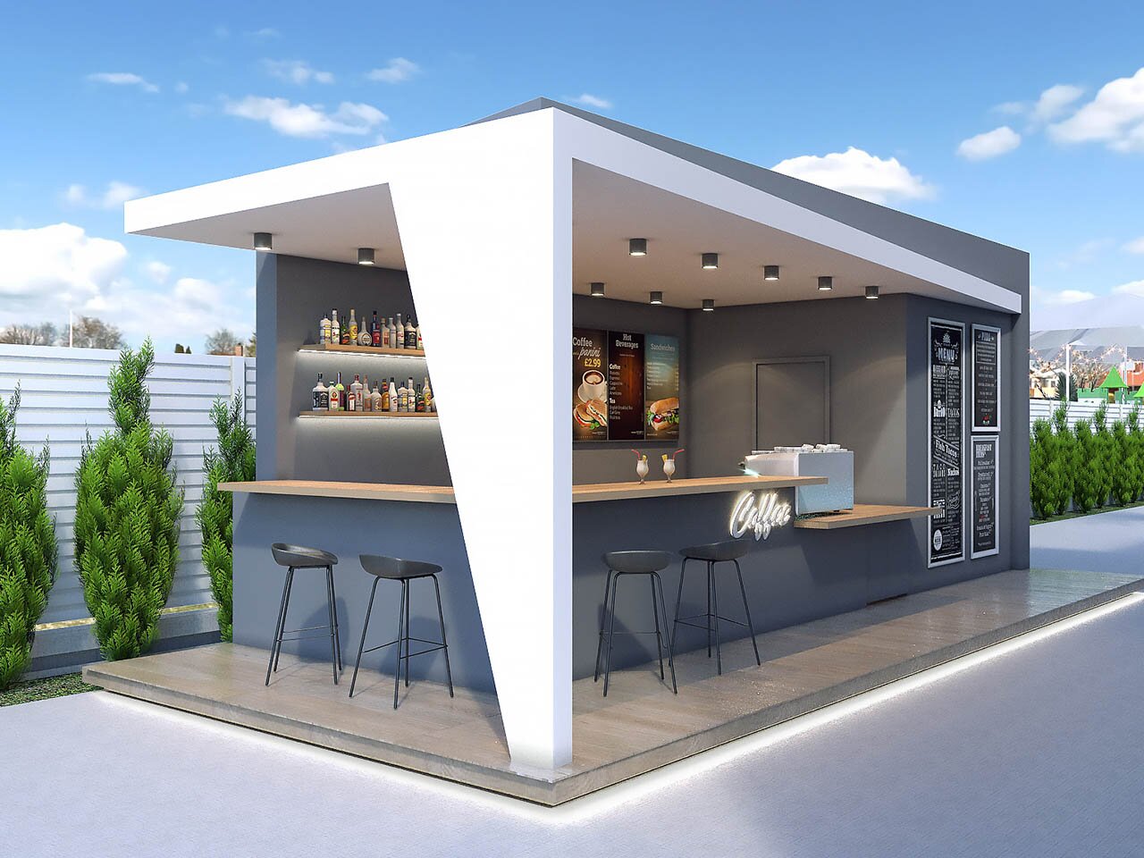 Пул бар + сцена